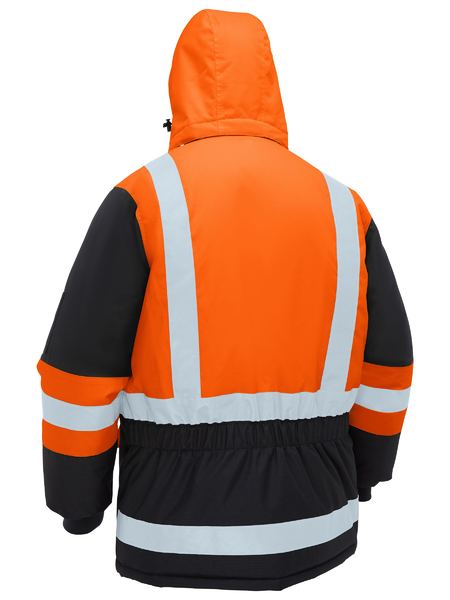 Bisley BJ6454HT H Taped Hi Vis Freezer Hooded Jacket