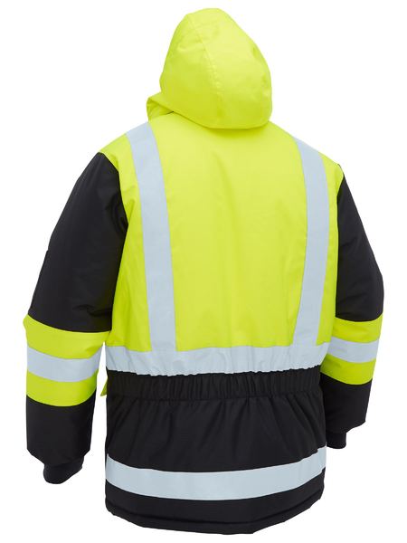 Bisley BJ6454HT H Taped Hi Vis Freezer Hooded Jacket