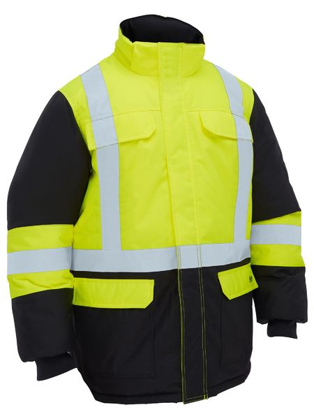 Bisley BJ6454HT H Taped Hi Vis Freezer Hooded Jacket