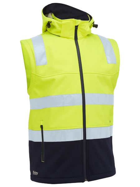 Bisley BJ6078T Taped Two Tone Hi Vis 3 In 1 Soft Shell Jacket