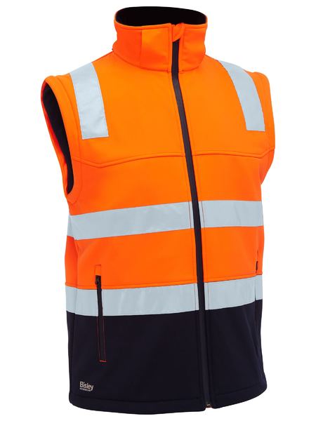 Bisley BJ6078T Taped Two Tone Hi Vis 3 In 1 Soft Shell Jacket