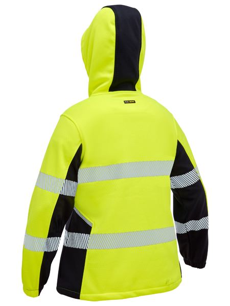 Bisley BKL6571T Women's Flx & Move™ Hi Vis Taped Liquid Repellent Fleece Hoodie