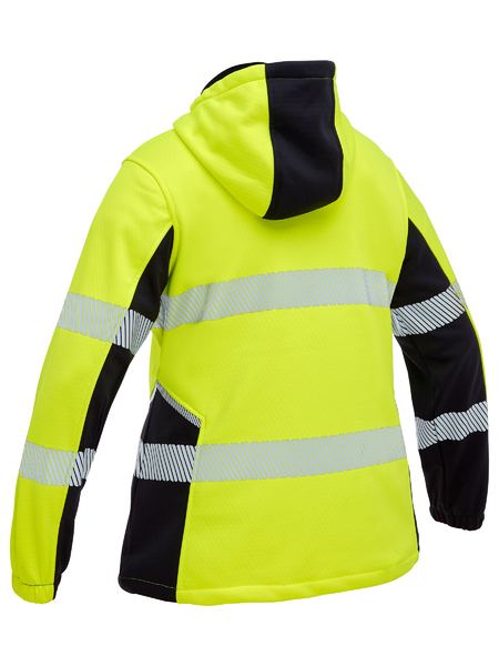 Bisley BKL6571T Women's Flx & Move™ Hi Vis Taped Liquid Repellent Fleece Hoodie