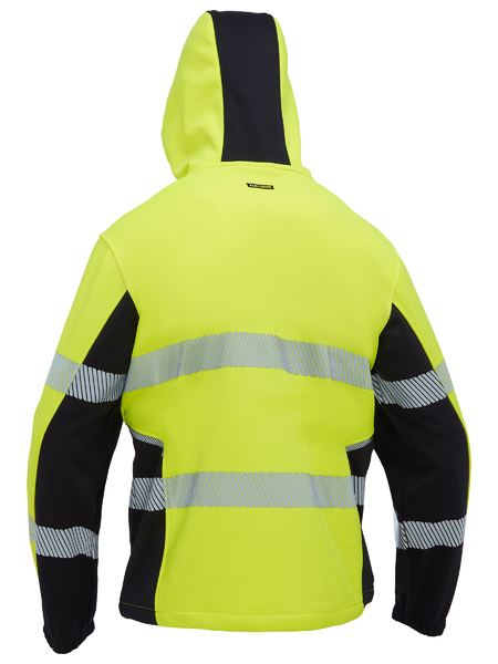 Bisley BK6571T Flx & Move™ Hi Vis Taped Liquid Repellent Fleece Hoodie