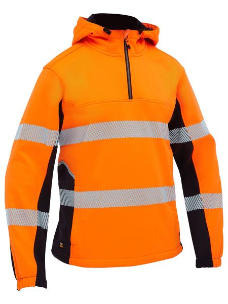 Bisley BK6571T Flx & Move™ Hi Vis Taped Liquid Repellent Fleece Hoodie