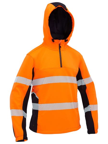 Bisley BK6571T Flx & Move™ Hi Vis Taped Liquid Repellent Fleece Hoodie