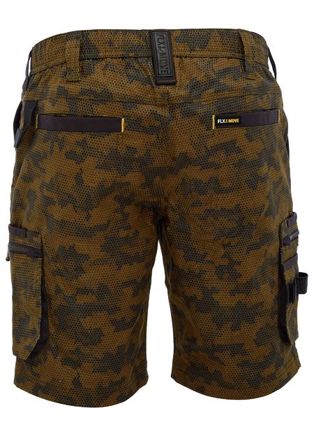 Bisley BSHC1337 Flex & move™ Stretch Canvas Camo Cargo Short – Limited Edition