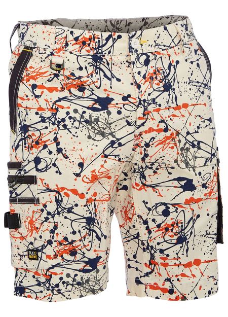 Bisley BSHC1337 Flex & move™ Stretch Canvas Camo Cargo Short – Limited Edition