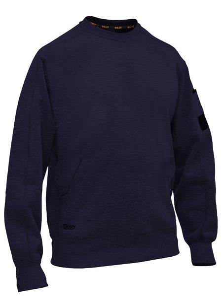 Bisley BK6723 Work Fleece Crew Neck Jumper