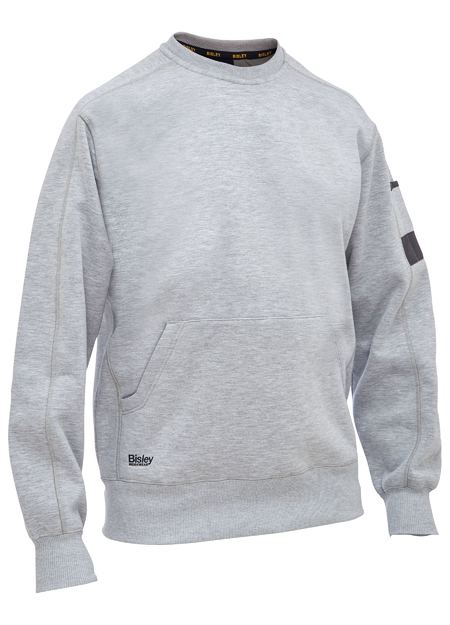 Bisley BK6723 Work Fleece Crew Neck Jumper