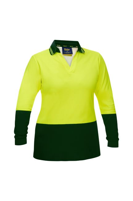 Bisley BKL6234 Women's Hi Vis V-neck Polo