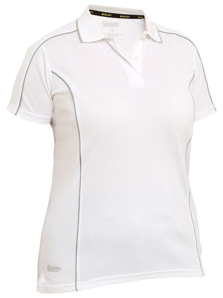 Bisley BKL1425 Women's Cool Mesh Polo With Reflective Piping