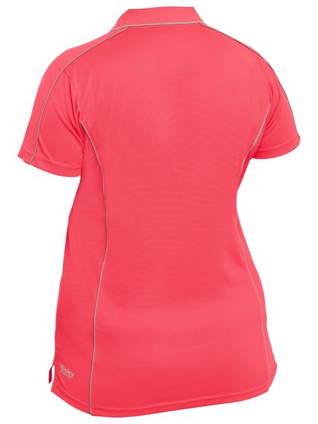 Bisley BKL1425 Women's Cool Mesh Polo With Reflective Piping