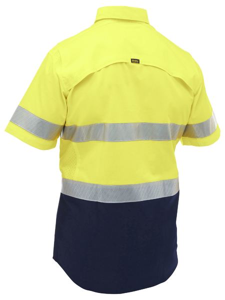 Bisley BS1491T X Airflow™ Hi Vis Taped Stretch Ripstop Shirt