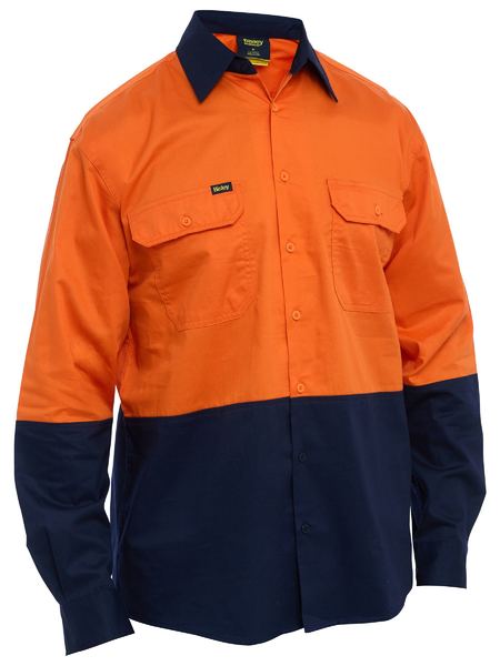 Bisley BS6695 Hi Vis Cool Lightweight Drill Shirt