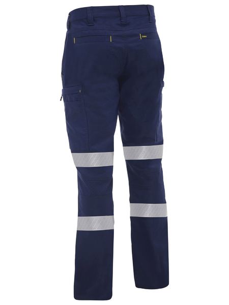 Bisley BPC6152T X Airflow™ Taped Stretch Ripstop Lightweight Cargo Pant-Navy