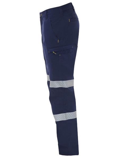 Bisley BPC6152T X Airflow™ Taped Stretch Ripstop Lightweight Cargo Pant-Navy