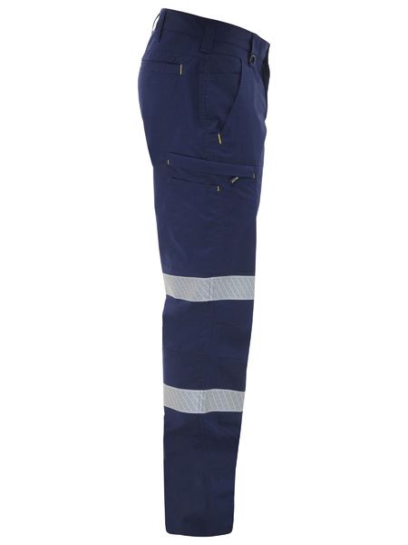 Bisley BPC6152T X Airflow™ Taped Stretch Ripstop Lightweight Cargo Pant-Navy