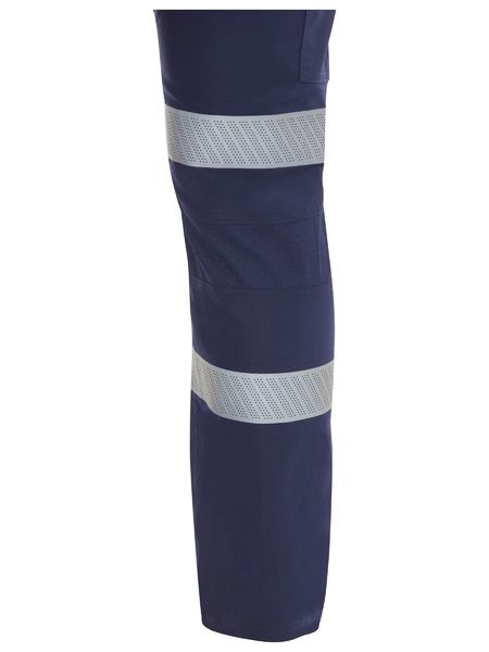 Bisley BPCL6152T Women's X Aiflow™ Taped Stretch Ripstop Lightweight Cargo Pant-Navy