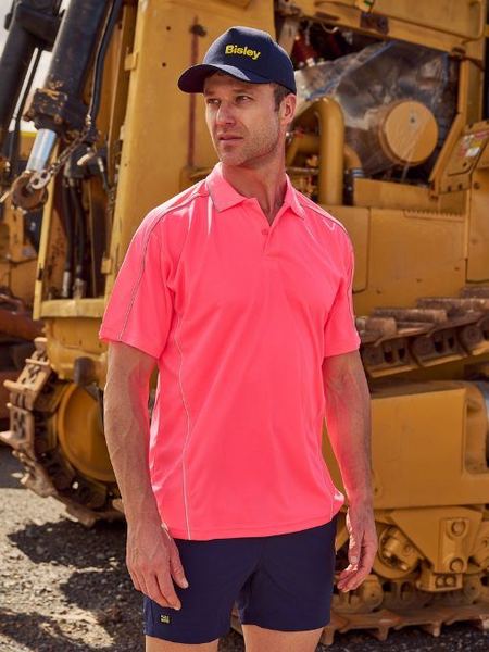 Bisley BK1425 Cool Mesh Polo With Reflective Piping