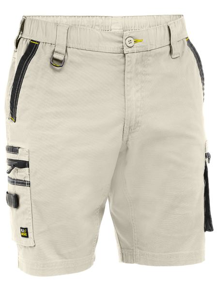 Bisley BSHC1338 Flx & Move™ Elastic Waist Cargo Short