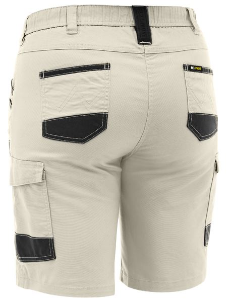 Bisley BSHL1338 Women's Flx & Move™ Elastic Waist Cargo Short