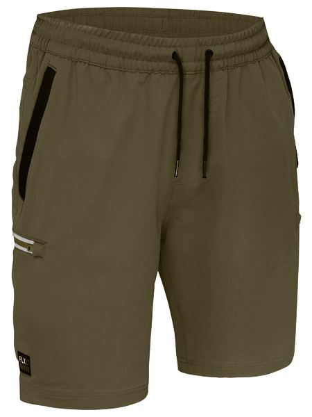 Bisley BSHC1333 Flex & move™ 4-way Stretch Elastic Waist Cargo Shorts