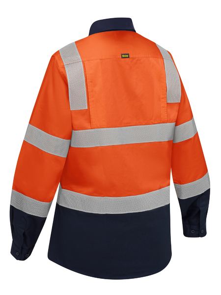 Bisley BL6396T Women's Taped Biomotion Hi Vis Cool Lightweight Vented Shirt