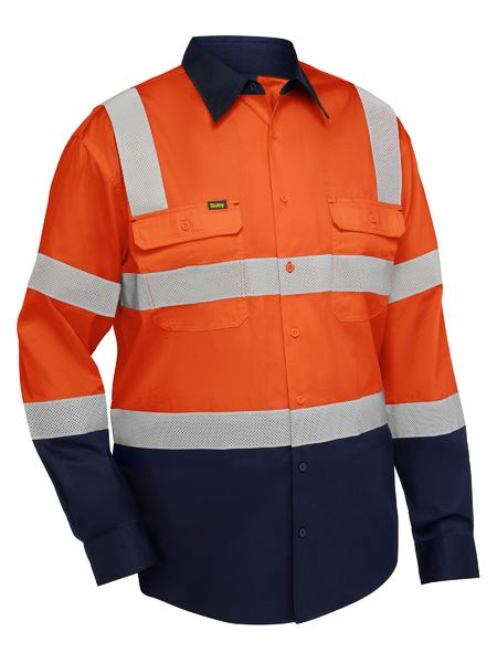 Bisley BS6396T Taped Biomotion Hi Vis Cool Lightweight Vented Shirt