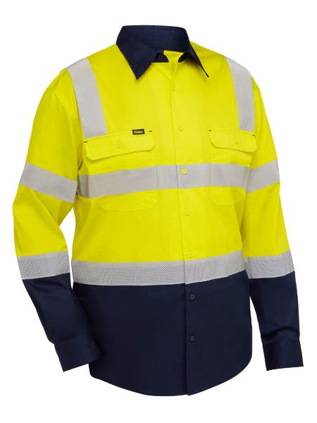 Bisley BS6396T Taped Biomotion Hi Vis Cool Lightweight Vented Shirt