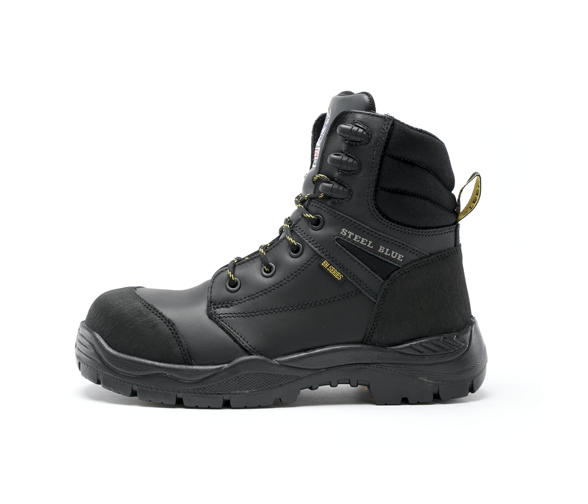 Steel Blue 827539 Torquay EH Nitrile Composite Zip Side Safety Boot-Black