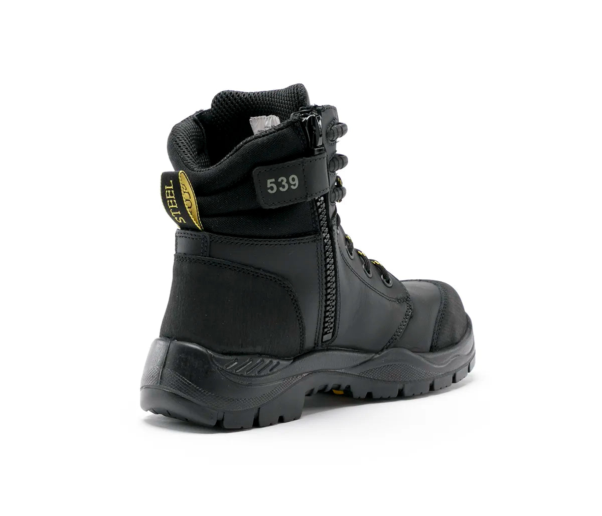 Steel Blue 827539 Torquay EH Nitrile Composite Zip Side Safety Boot-Black