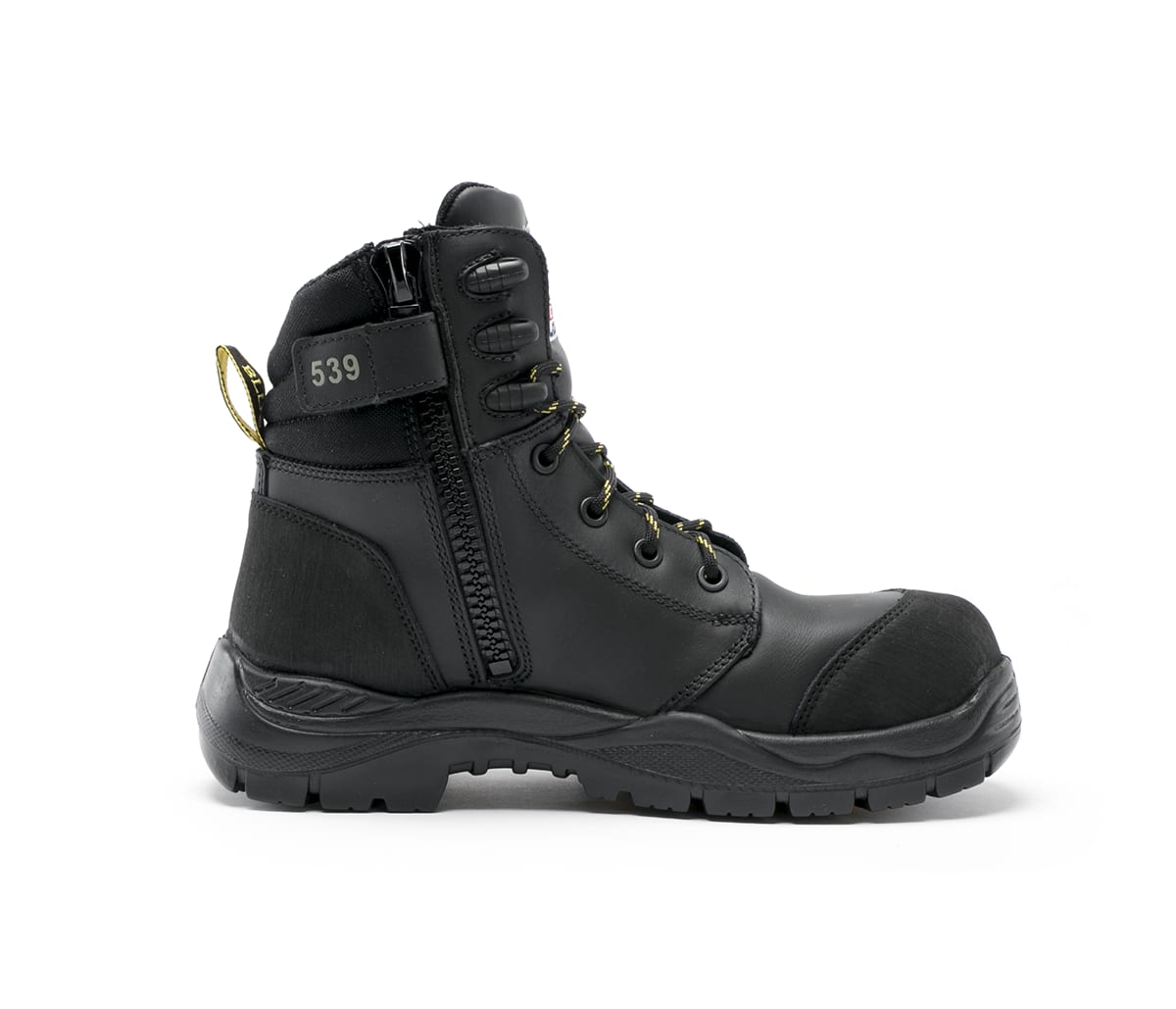 Steel Blue 827539 Torquay EH Nitrile Composite Zip Side Safety Boot-Black