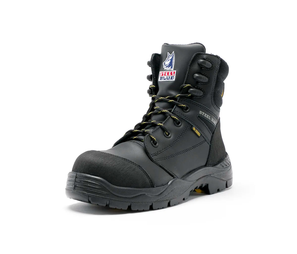 Steel Blue 827539 Torquay EH Nitrile Composite Zip Side Safety Boot-Black