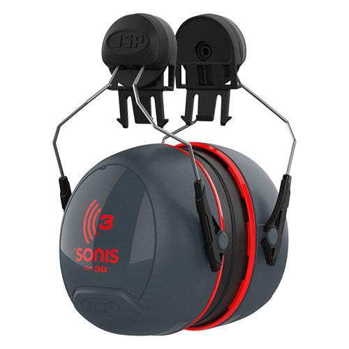 JSP AEB040-0C1-AAN SONIS3 Cap Attach Ear Muffs Class 5-34DB