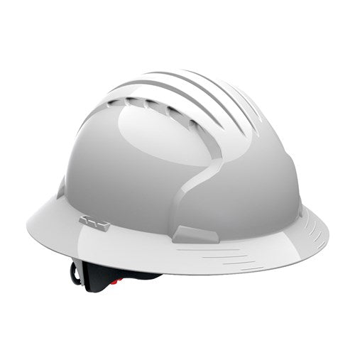 JSP AJP170-000-1AN EVO 6100 Full Brim Unvented Wheel Ratchet Hard Hat