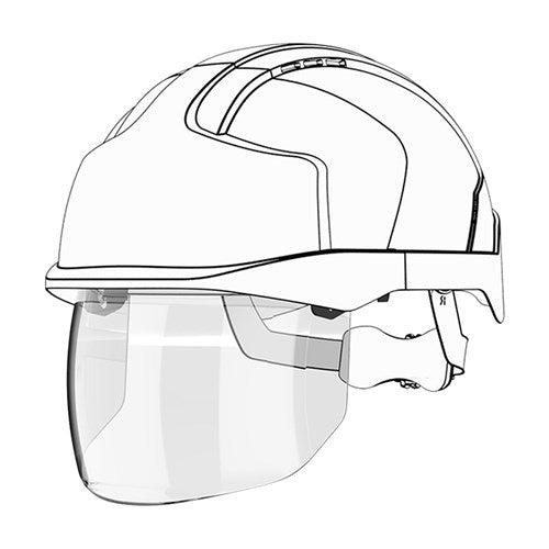 JSP AMV200-000-000 Evo Vista shield Replacement Shield Clear