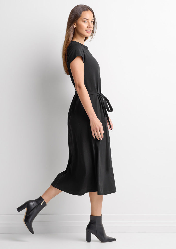 Biz Collection BBS2605L Grace Women's T-Shirt Midi Dress