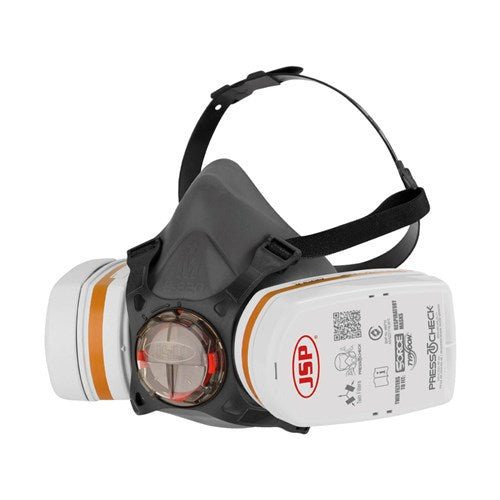JSP BHT0B3-0L5-NAN Force Typhoon 8 Half Mask Respirator Pack A2P2 Filters