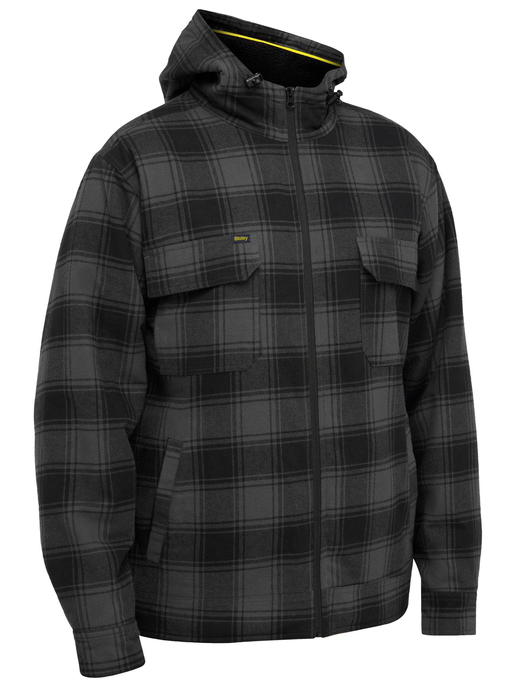 Bisley BJ6102 Zip Hoodie with Sherpa Lining