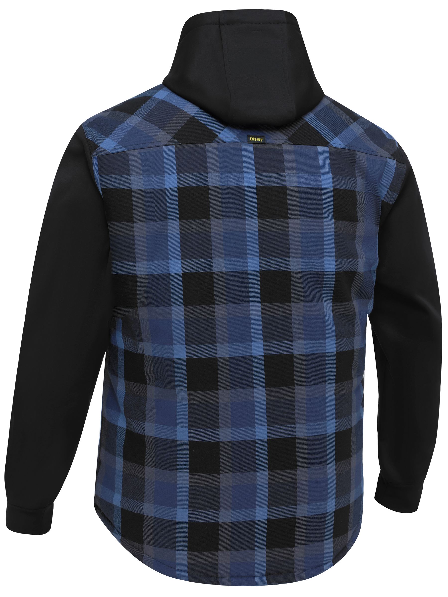 Bisley BJ6708 Contrast Check Hooded Shirt