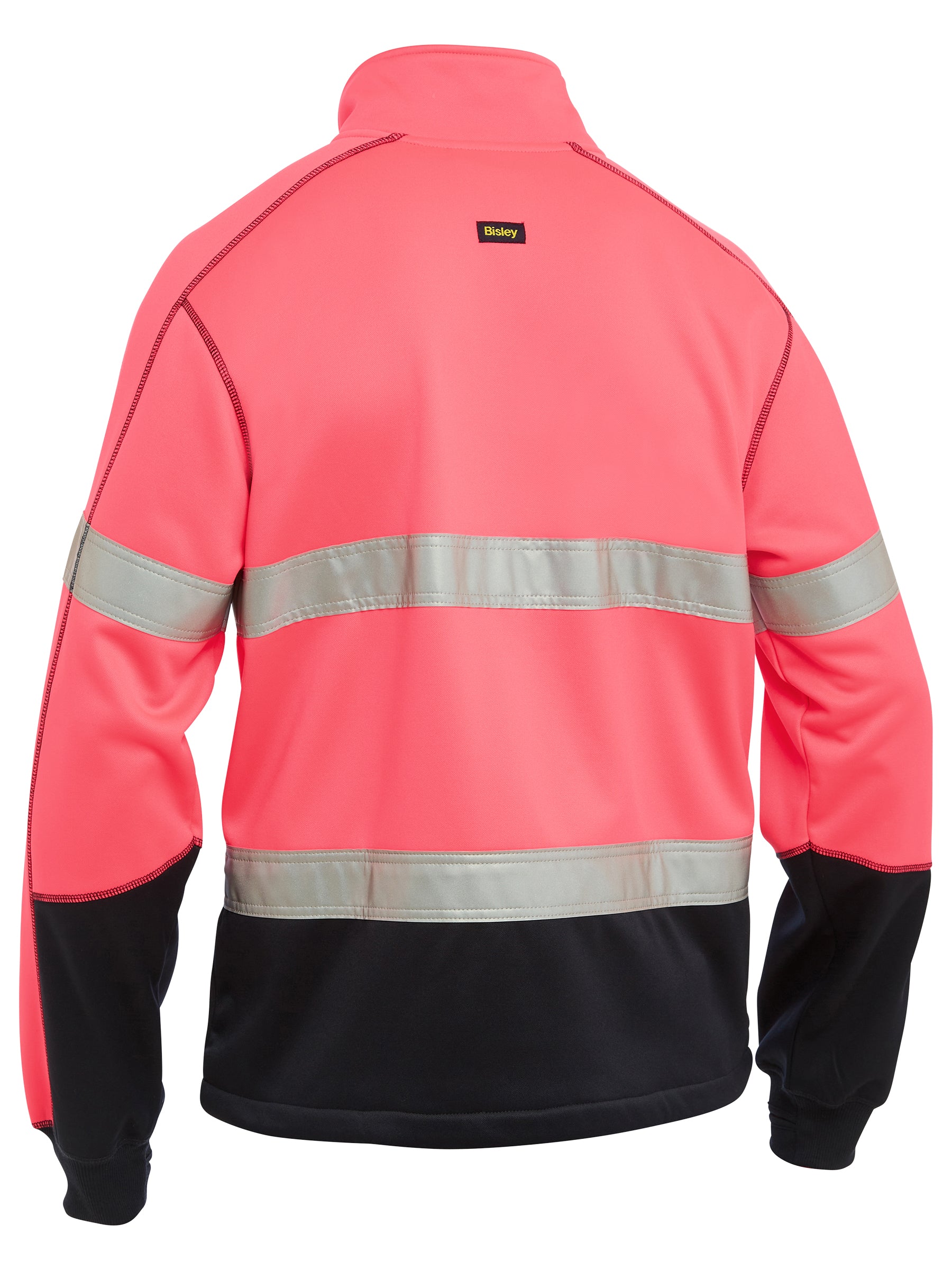 Bisley BK6611T Men's Taped Hi Vis Zip Front Fleece