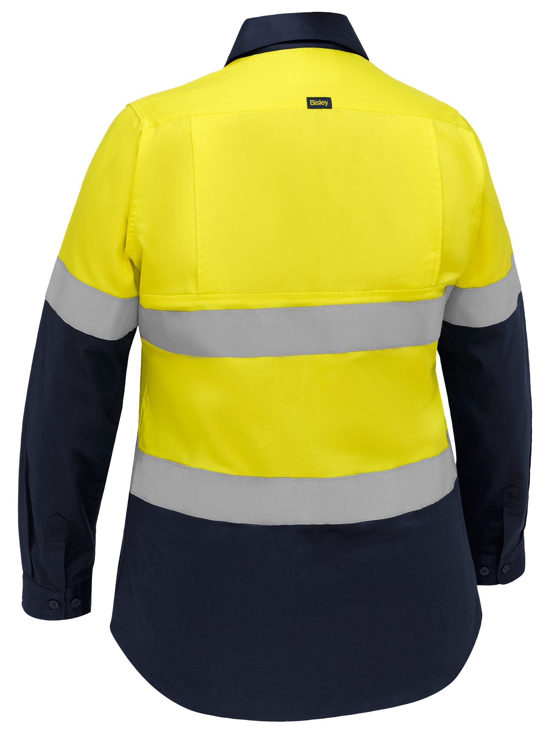 Bisley BL6390T Industrial Women's Taped Hi Vis Cool Lightweight Vented Shirt