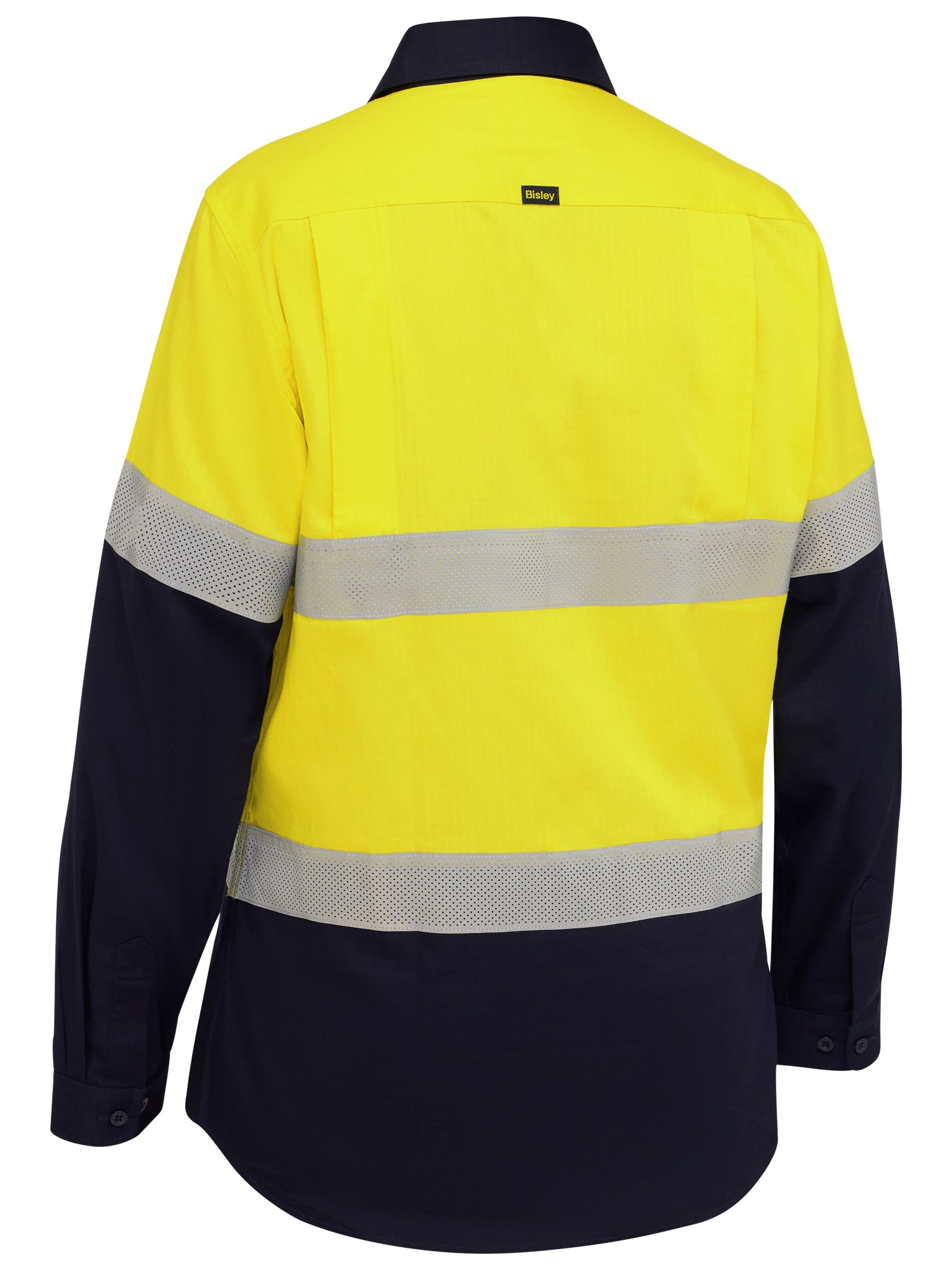 Bisley BL6495T Women's Taped Hi Vis Ripstop Vented Shirt
