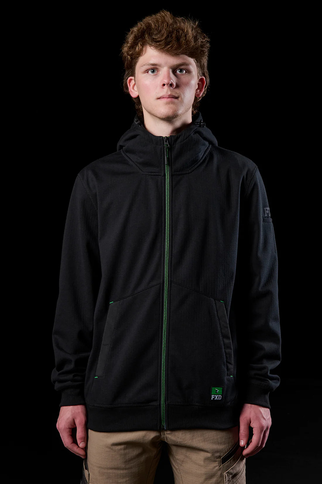 FXD WF-3 Bonded 3-layer Membrane Fleece Zip Hoodie