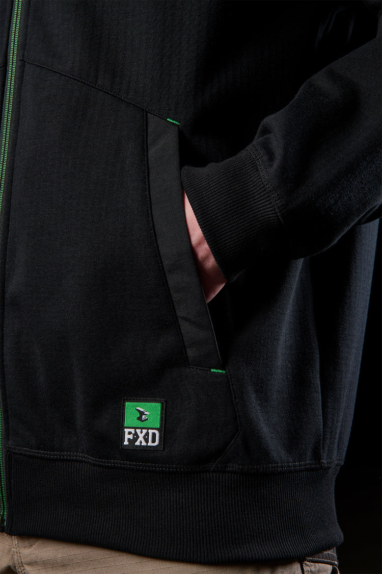 FXD WF-3 Bonded 3-layer Membrane Fleece Zip Hoodie