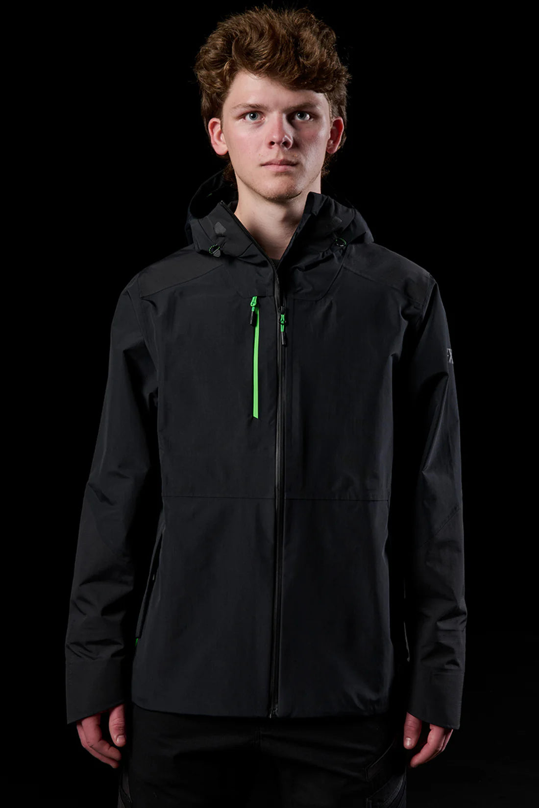 FXD WO-2 Three-layer Bonded Rain Jacket - Black
