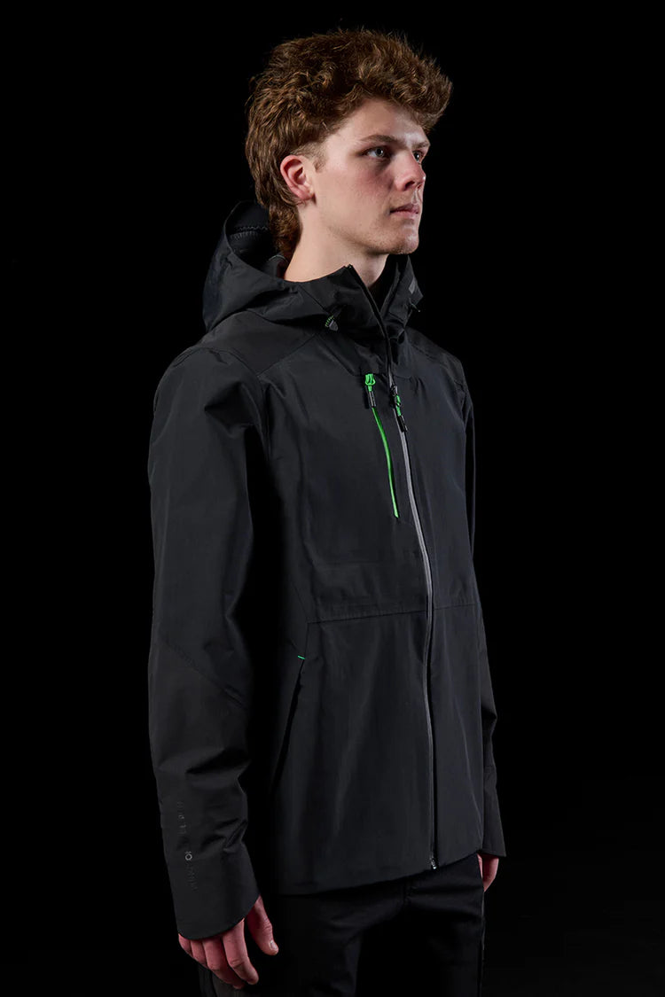 FXD WO-2 Three-layer Bonded Rain Jacket - Black