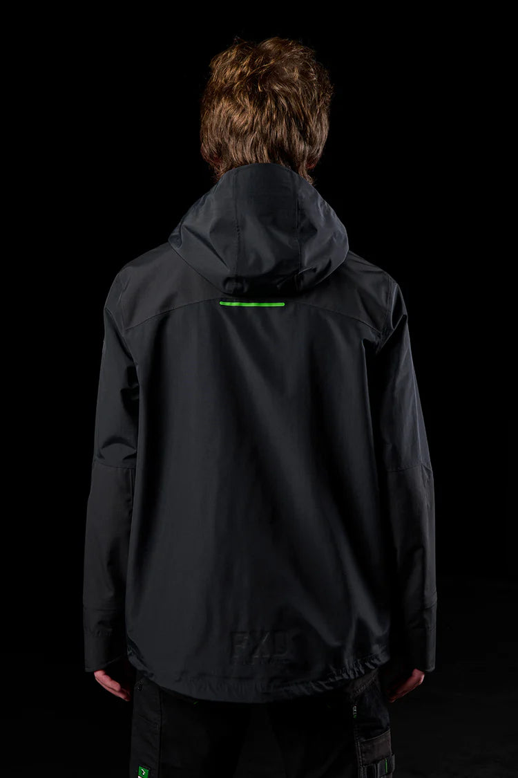 FXD WO-2 Three-layer Bonded Rain Jacket - Black