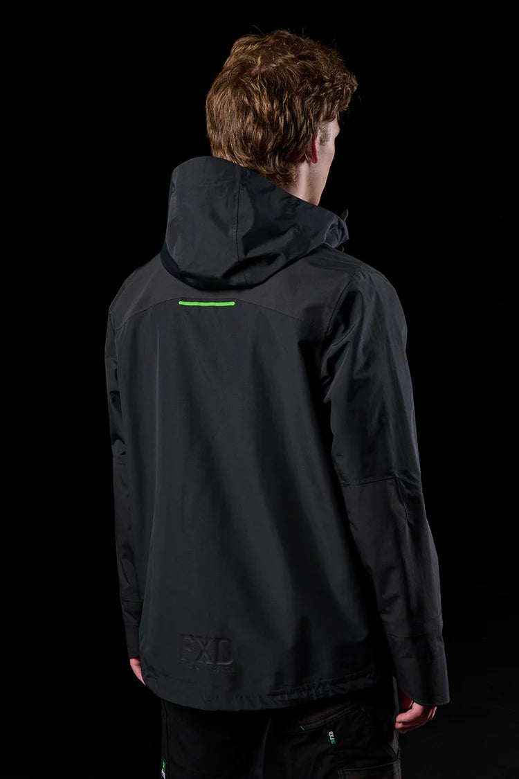 FXD WO-2 Three-layer Bonded Rain Jacket - Black